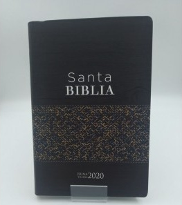 Espagnol, Bible Reina Valera 2020, flexible marron avec motifs feuillage