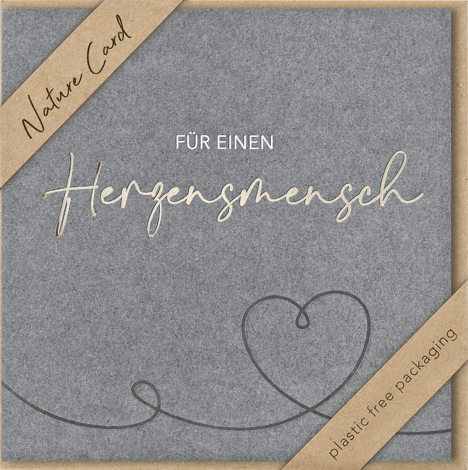 Doppelkarte Herzensmensch NC