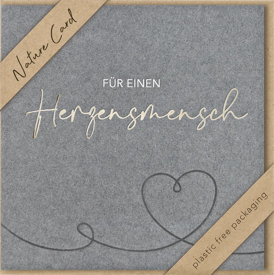 Doppelkarte Herzensmensch NC