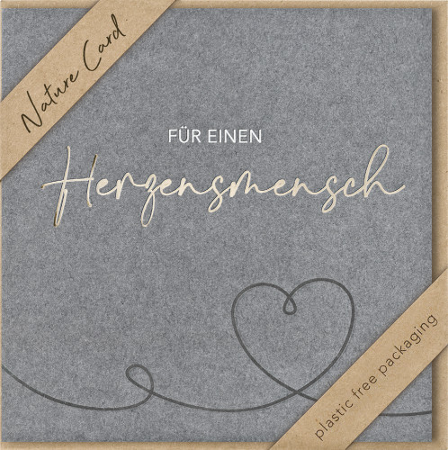 Doppelkarte Herzensmensch NC