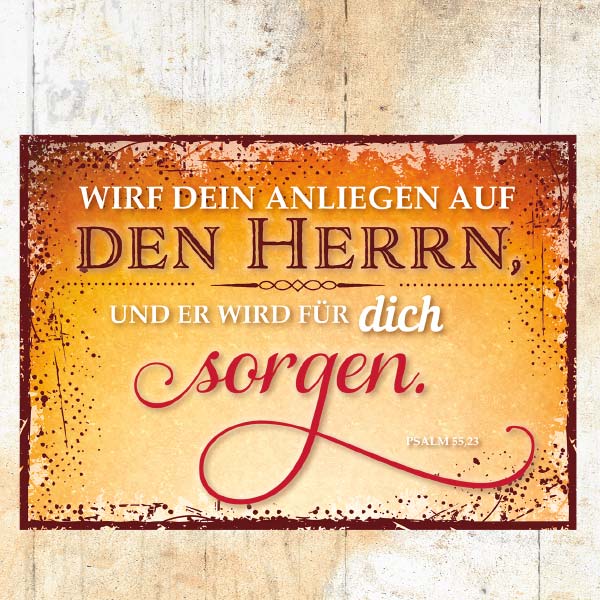 Mini Aufstellbuch Bibelworte - Reihe Wortschatzgallerie, Vintage