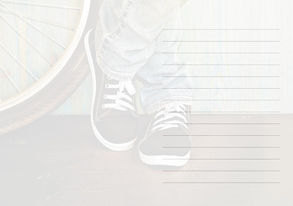 Grussheft Konfirmation Turnschuhe