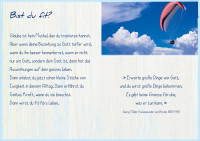 Grussheft Konfirmation Turnschuhe