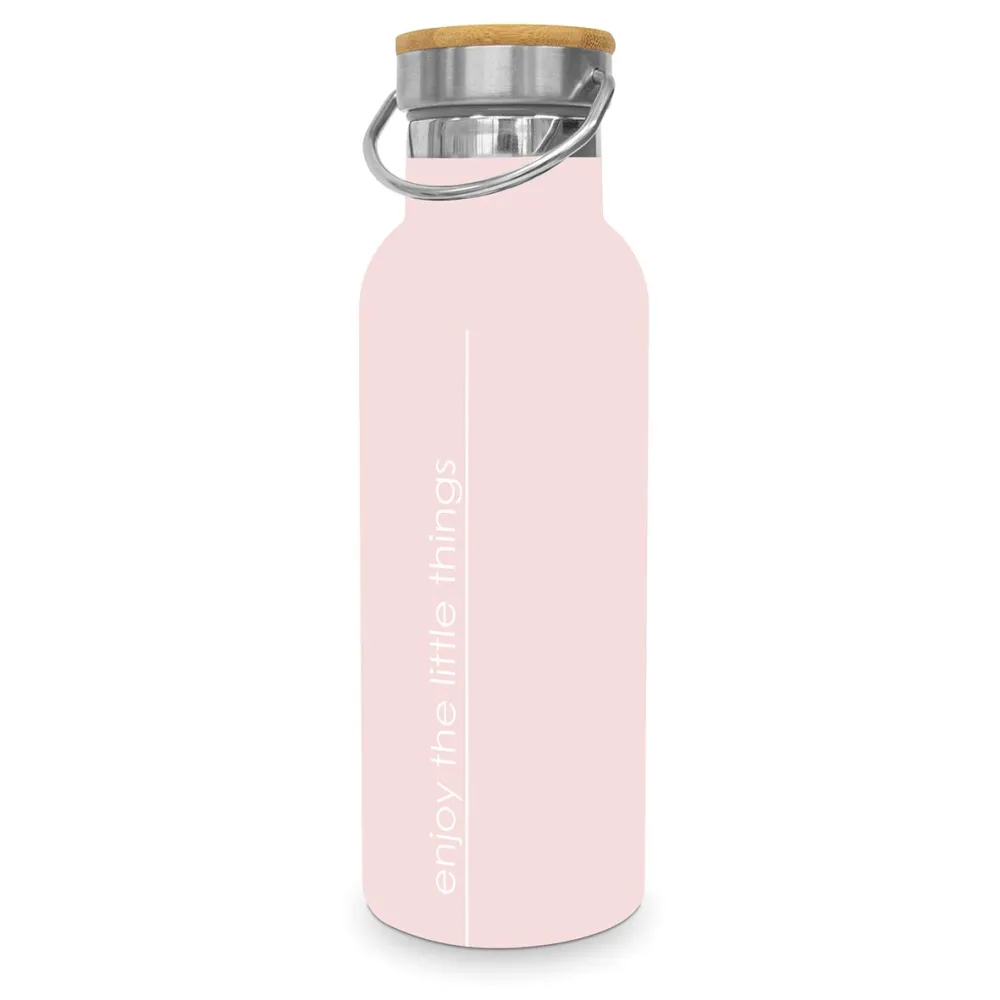 Edelstahl Trinkflasche 'rose' - Pure Collection