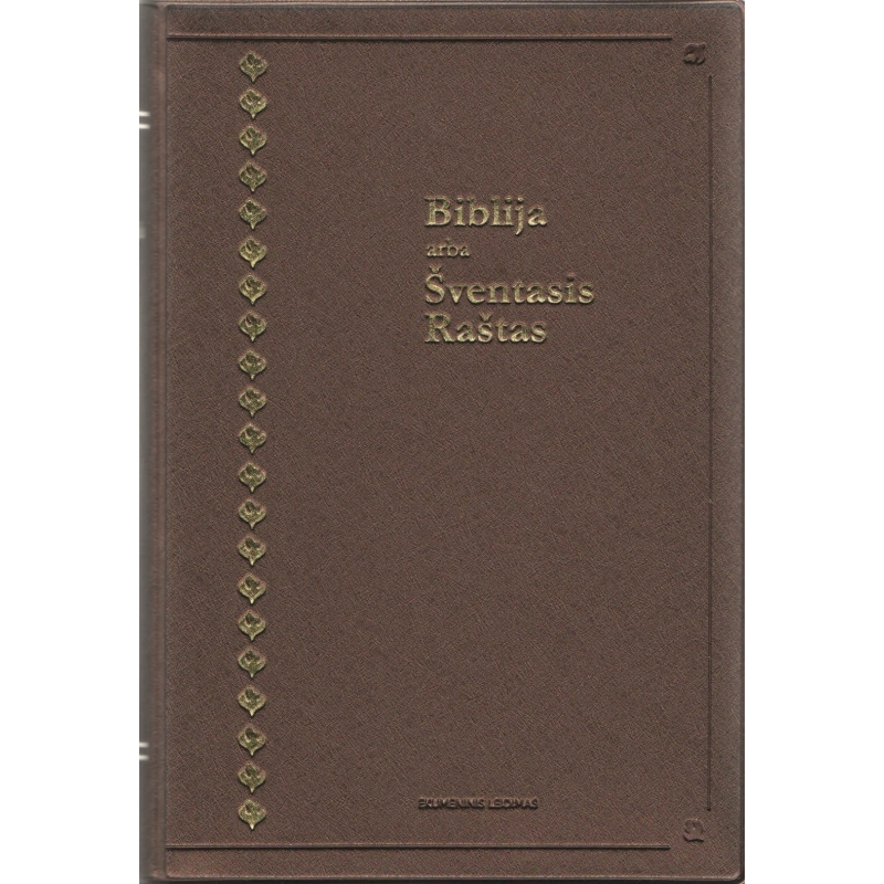 Lituanien, Bible avec deutérocanoniques, onglets
