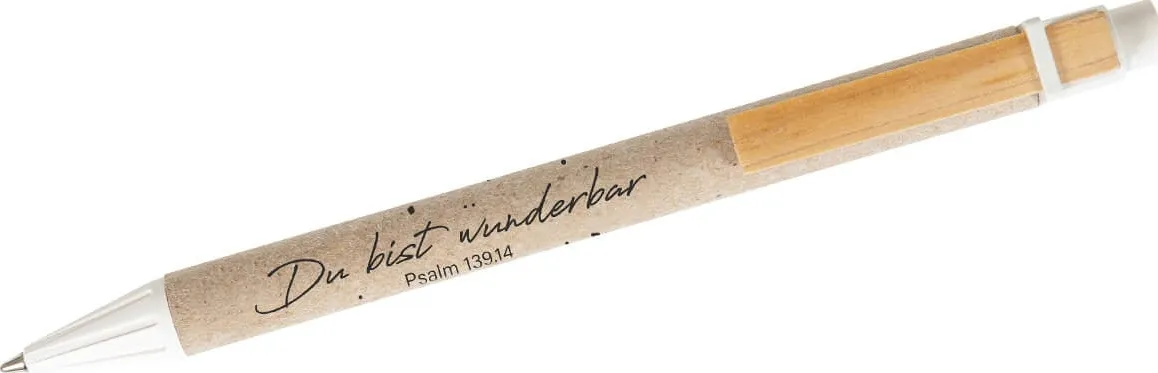 Kugelschreiber Du bist wunderbar (oeko)
