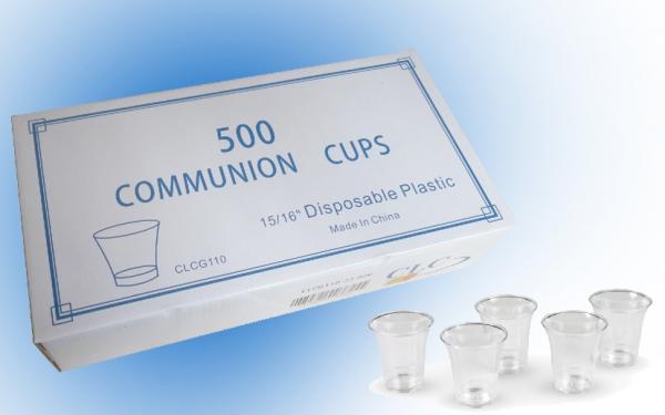 Gobelets en plastique transparent x 500 - [Article de Sainte-Cène]
