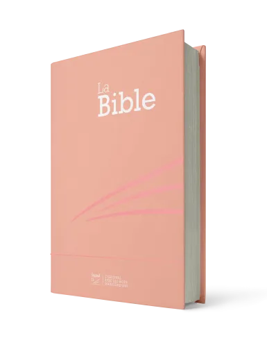 Bible Segond 21 compacte - couverture rigide skivertex rose guimauve
