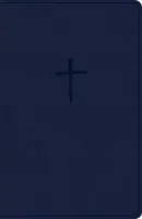 Anglais, Bible KJV, compact, similicuir, bleu marine - KJV Compact Bible, Navy Leathertouch