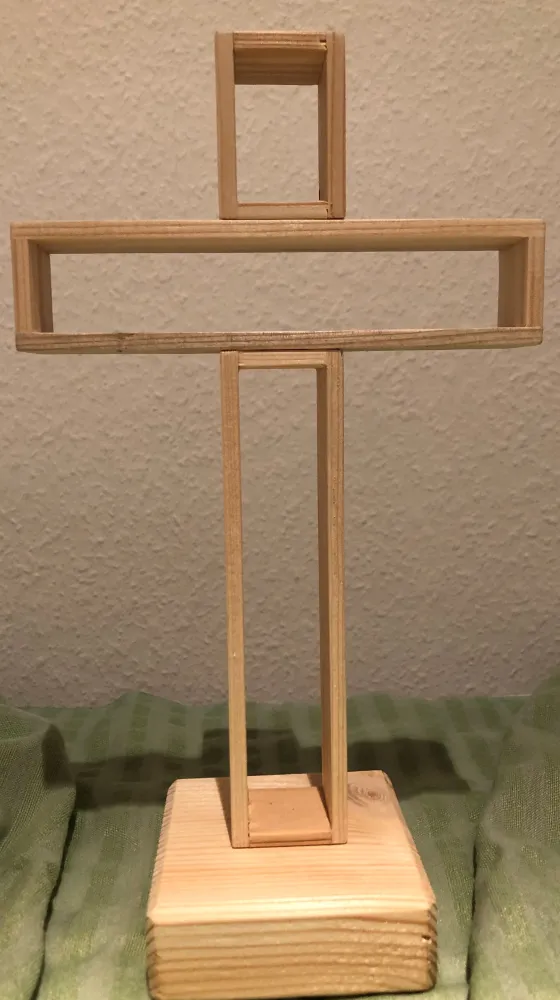 Holzkreuz - upcycled art