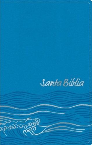 Espagnol, Bible Nueva Traduccion Viviente, similicuir, bleue, fermeture eclair