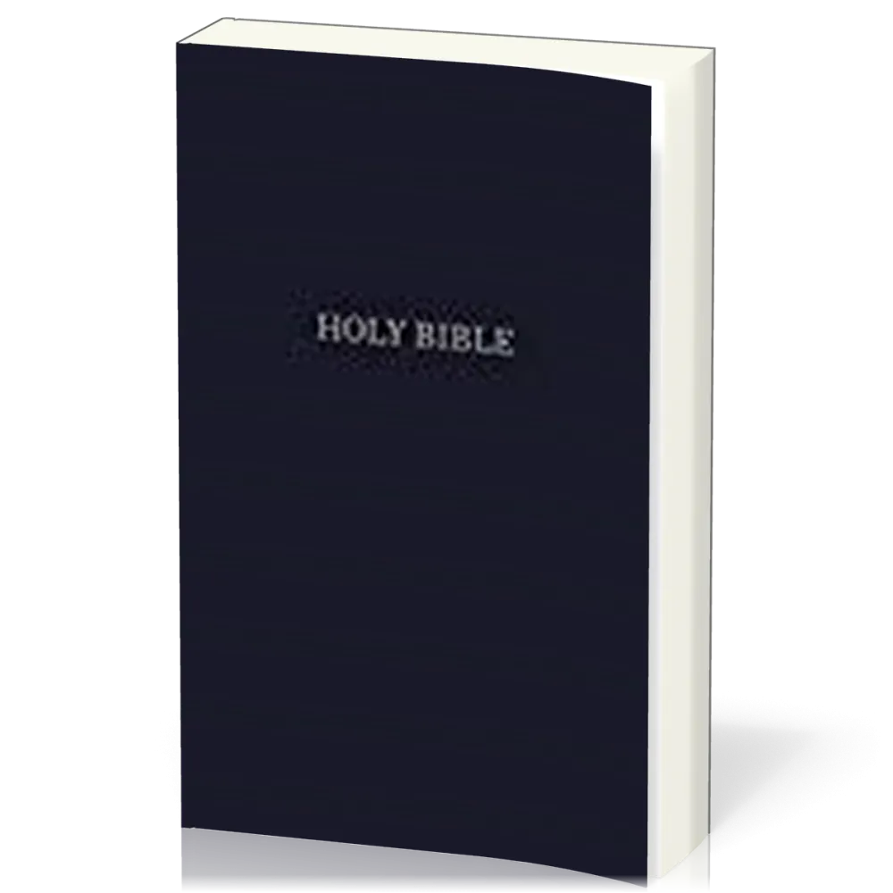 Anglais, Bible,  King James Version, Gift and Award Bible Blue - Leather-Look, Comfort Print, Red...