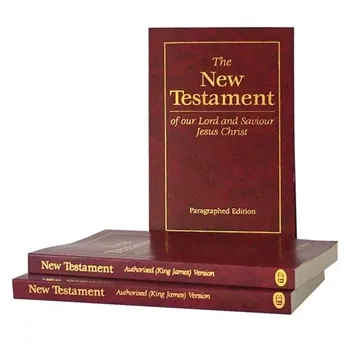 Anglais, New Testament KJV - Nouveau Testament KJV, broché, rouge