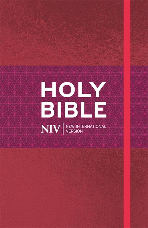 Anglais, Bible New International Version,Thinline, rouge