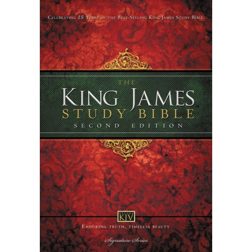 Anglais, Study Bible KJV - Bible d'étude KJV, gros caractères, rigide