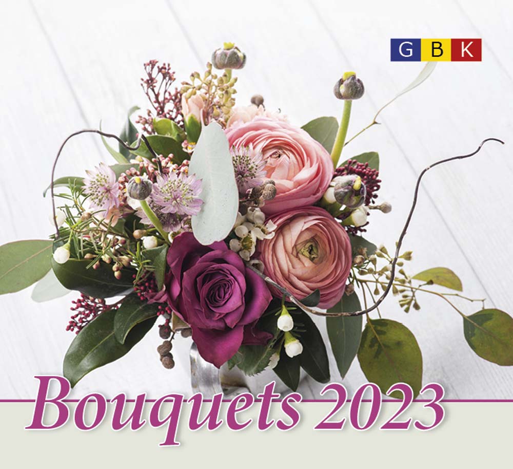 Bouquets - Petit calendrier avec 12 belles photos de bouquets