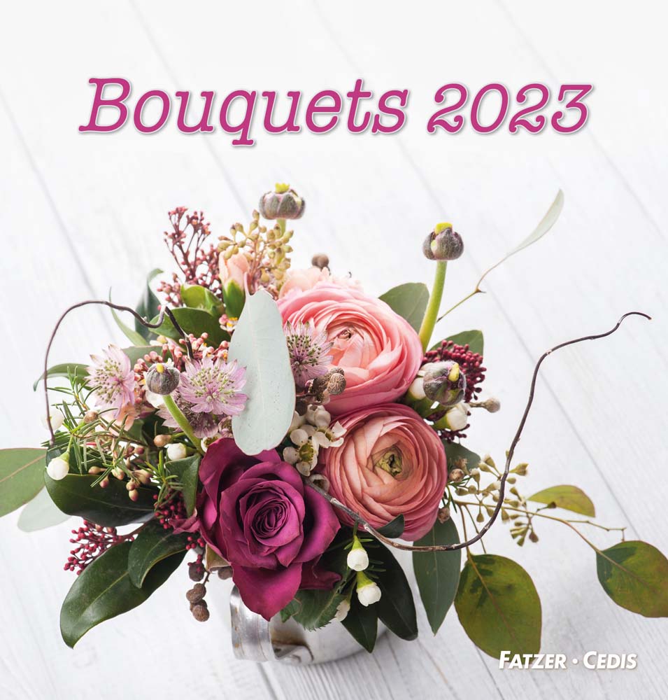 Bouquets, Grand format - 12 belles photos de bouquets dans un joli calendrier
