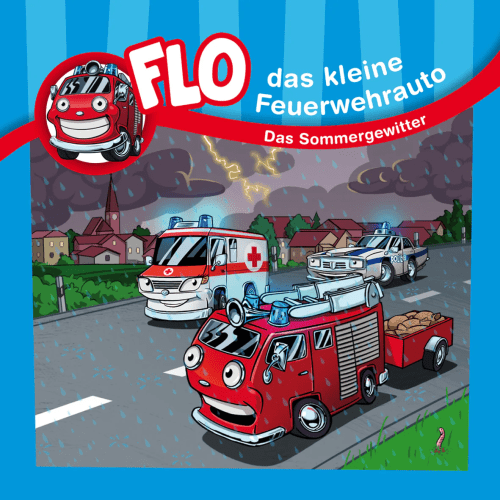 Das Sommergewitter - Flo, das kleine Feuerwehrauto - Minibuch