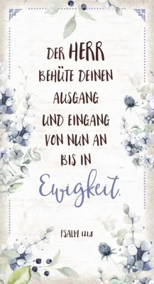 Metallschild Ewigkeit
