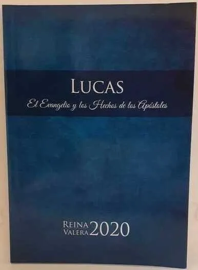 Espagnol, Evangile de Luc & Actes des Apôtres Reina Valera 2020, gros caractères, broché, bleu