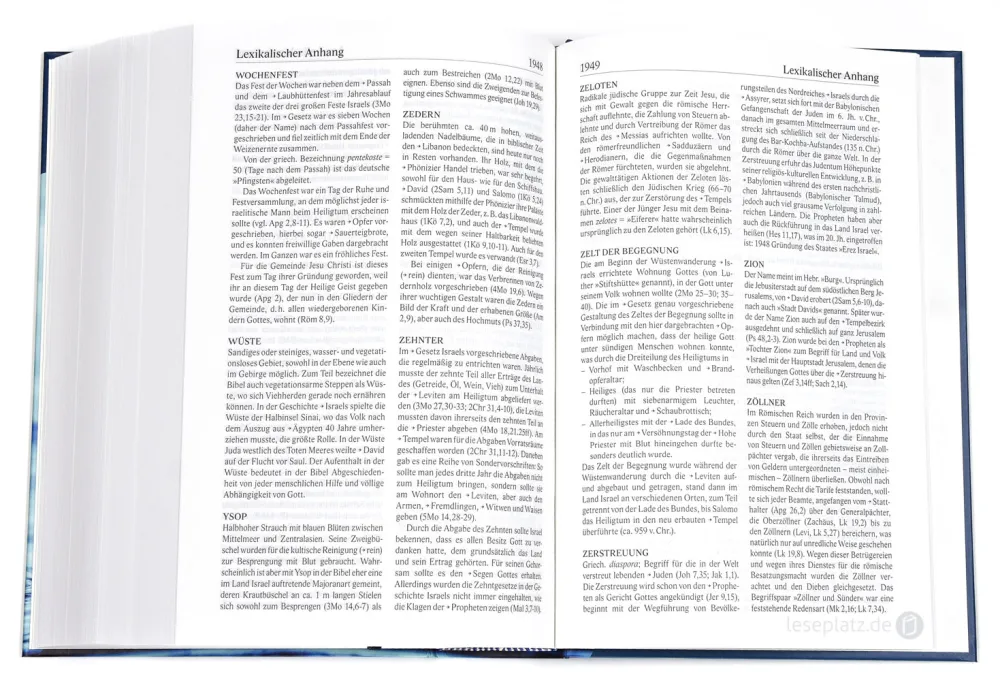 Elberfelder Bibel Grossdruckausgabe - Hardcover, Motiv Baum