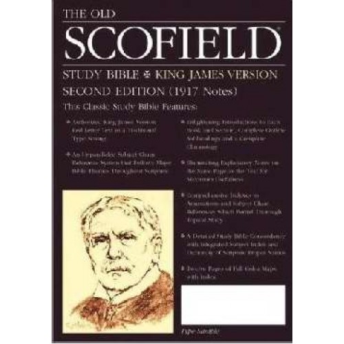 Anglais, Bible d'étude Old Scofield King James Version, cuir de bœuf, noir