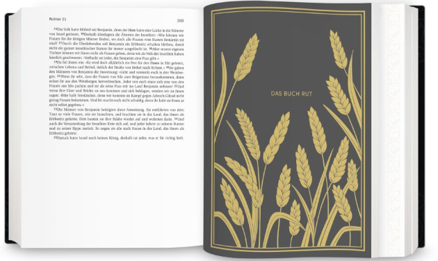 Neues Leben Bibel - Golden Grace Edition - Einspaltig - Bordeauxrot