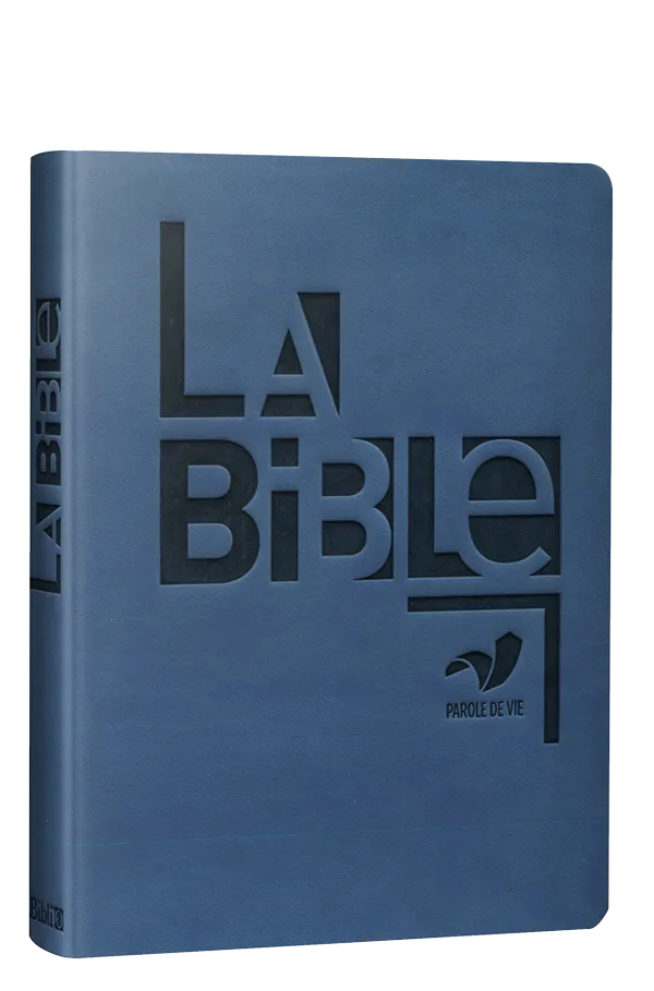Bible Parole de Vie, compacte, bleue - couverture souple, vivella, sans deutérocanoniques
