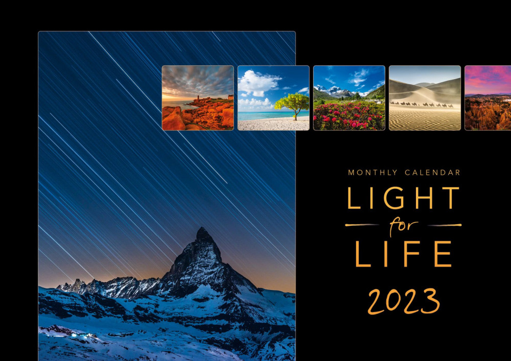 Light for Life - Calendrier mensuel en anglais