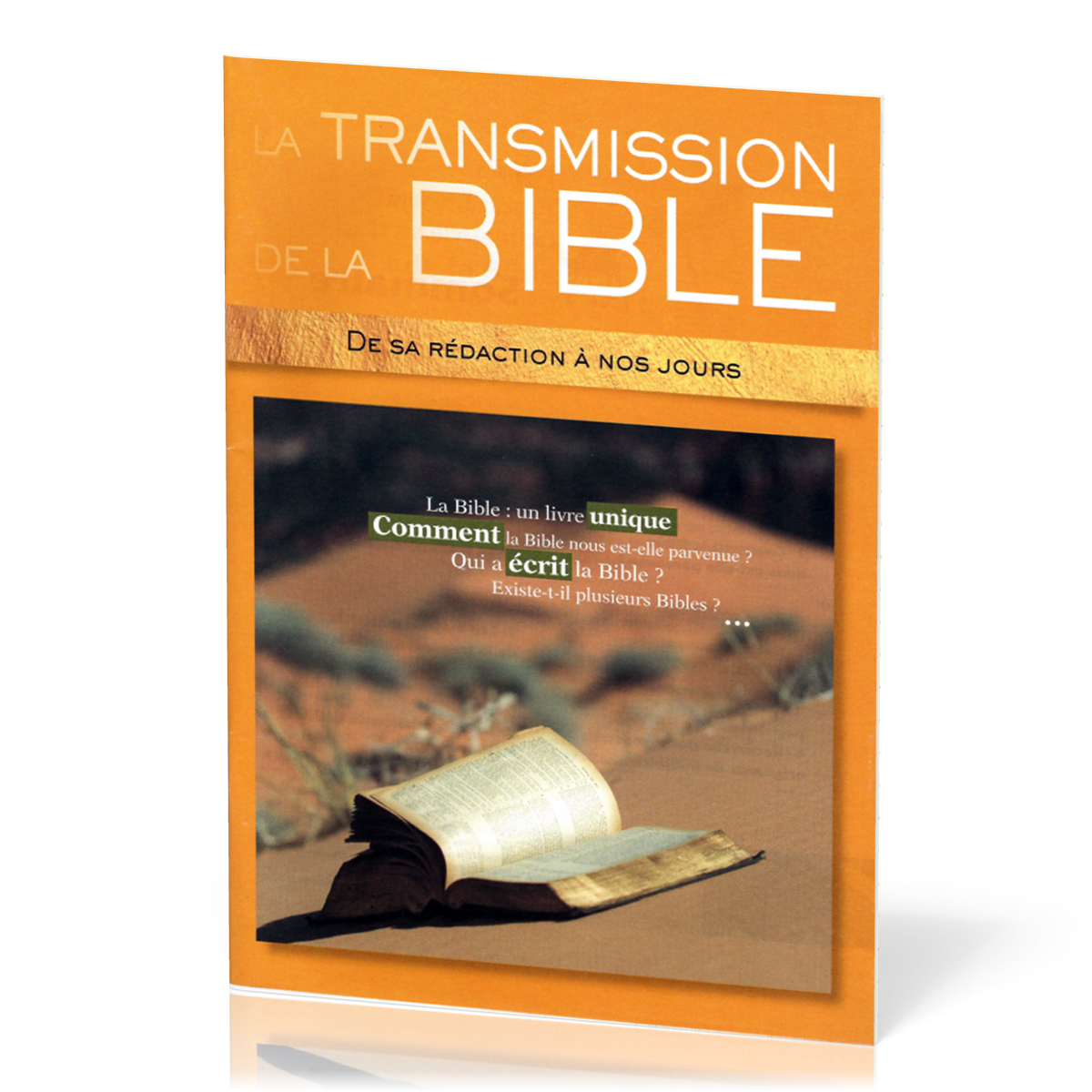 La transmission de la Bible De sa rédaction à nos jours Remmers