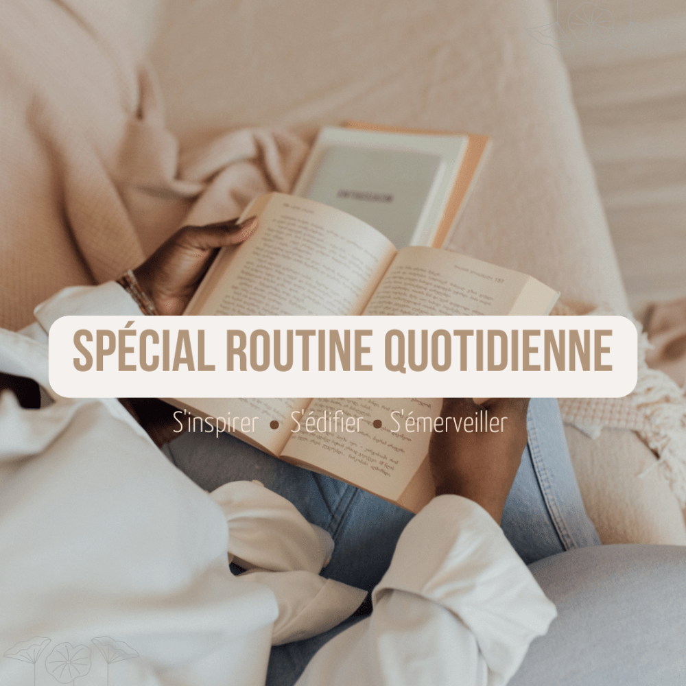   C'est la rentrée  
 La reprise : dans nos activités professionnelles, nos projets, nos études... et nous savons combien il est difficile de prendre de nouvelles habitudes. Pourquoi ne pas installer une nouvelle routine quotidienne avec Dieu? Les bonnes décisions sont celles prises avec notre Seigneur Jésus-Christ. Voici notre sélection pour vous accompagner à cela. Bonne rentrée à tous!  