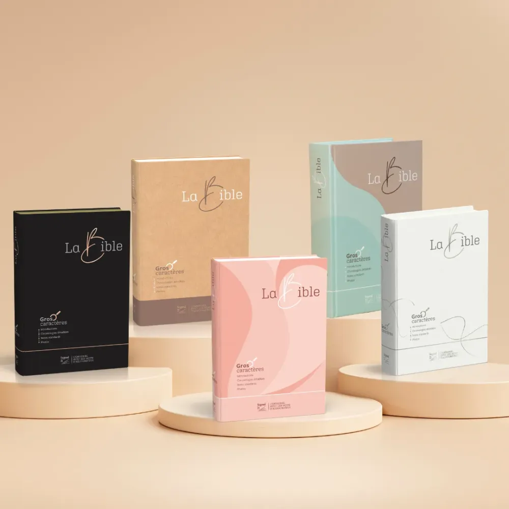  Les nouvelles Bibles de la gamme 
 gros caractères sont là ! 